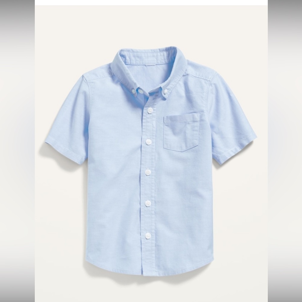 Short-Sleeve Oxford Pocket Shirt for Boys